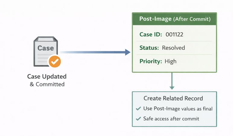 Post-Image usage after commit in Dynamics 365 plugin